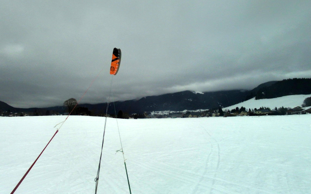 snowkite en Peaks 6 à autrans